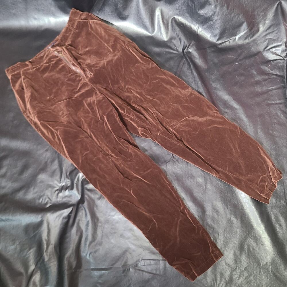 Vintage 90s regatta brown velvet pants size 16